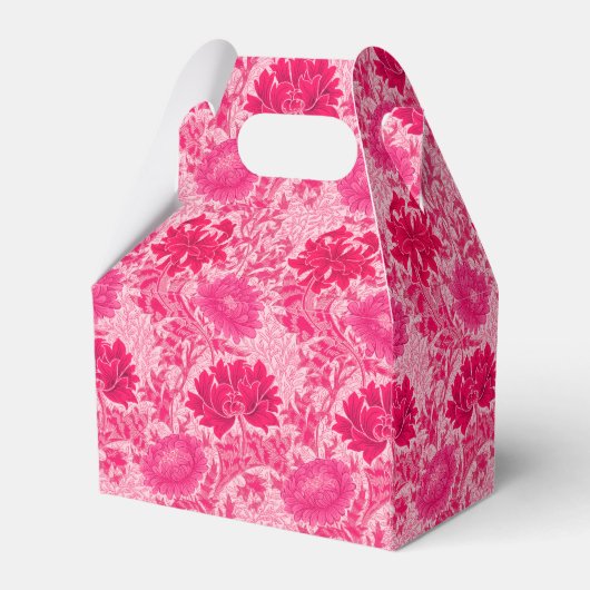 William Morris Chrysanthemums, Fuchsia Pink Geschenkschachtel (Rückseite)