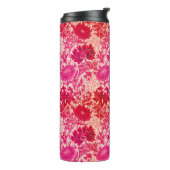William Morris Chrysanthemums, Fuchsia Pink Thermosbecher (Nach links gedreht)