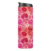 William Morris Chrysanthemums, Fuchsia Pink Thermosbecher (Nach rechts gedreht)