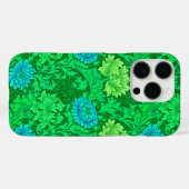 William Morris Chrysanthemums, Lime Green & Aqua Case-Mate iPhone Hülle (Rückseite (Horizontal))