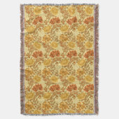 William Morris Chrysanthemums, Mustard Gold Decke (Vorderseite Vertikal)