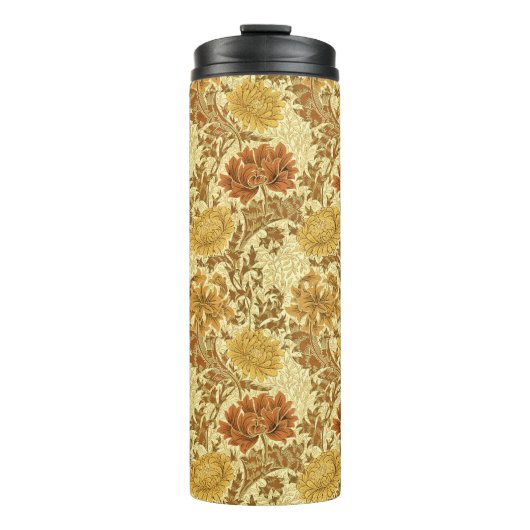 William Morris Chrysanthemums, Mustard Gold Thermosbecher (Vorderseite)