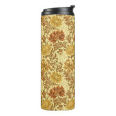 William Morris Chrysanthemums, Mustard Gold Thermosbecher (Nach links gedreht)