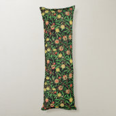 William Morris Classic Bloral Outdoor Seitenschläferkissen (Rückseite (Vertikal))