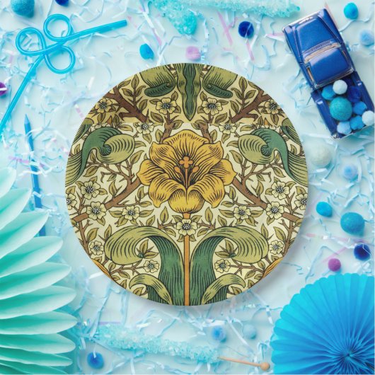 William Morris Classic Floral Pappteller (Party)