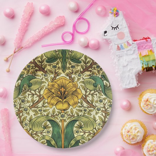 William Morris Classic Floral Pappteller (Party)