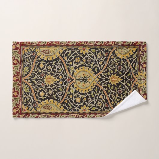 William Morris Classic Teppich Art Print Design Badhandtuch Set (Handtuch)