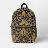 William Morris Classic Teppich Art Print Design Bedruckter Rucksack (Vorderseite)