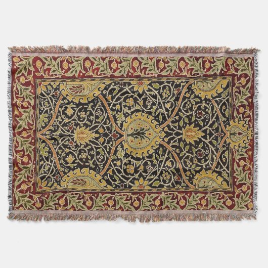 William Morris Classic Teppich Art Print Design Decke (Vorderseite)