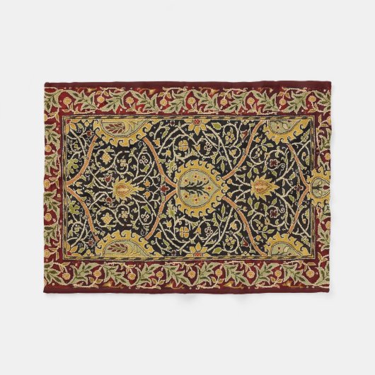 William Morris Classic Teppich Art Print Design Fleecedecke (Vorderseite (Horizontal))