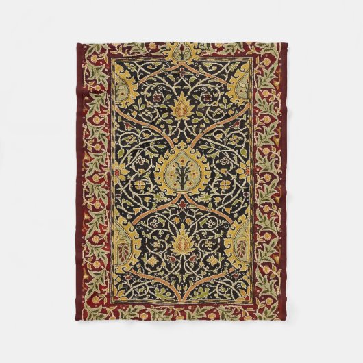 William Morris Classic Teppich Art Print Design Fleecedecke (Vorderseite)