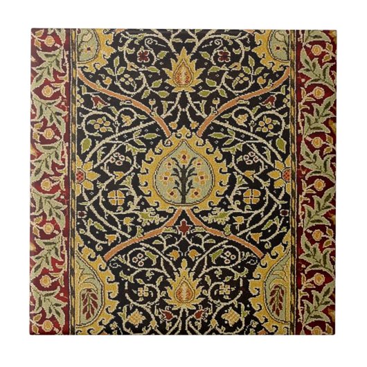 William Morris Classic Teppich Art Print Design Fliese (Vorderseite)