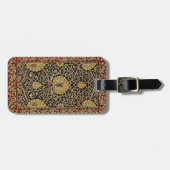 William Morris Classic Teppich Art Print Design Gepäckanhänger (Vorderseite horizontal)