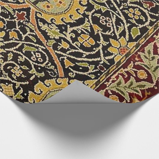 William Morris Classic Teppich Art Print Design Geschenkpapier (Ecke)