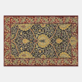 William Morris Classic Teppich Art Print Design Geschenkpapier Set (Vorderseite)