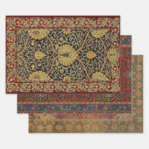 William Morris Classic Teppich Art Print Design Geschenkpapier Set