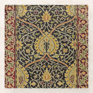 William Morris Classic Teppich Art Print Design Glasuntersetzer