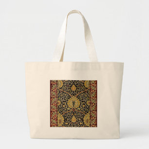 William Morris Classic Teppich Art Print Design Jumbo Stoffbeutel