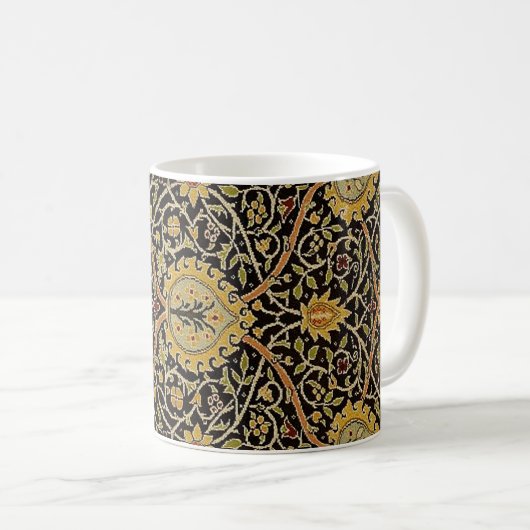 William Morris Classic Teppich Art Print Design Kaffeetasse (VorderseiteRechts)