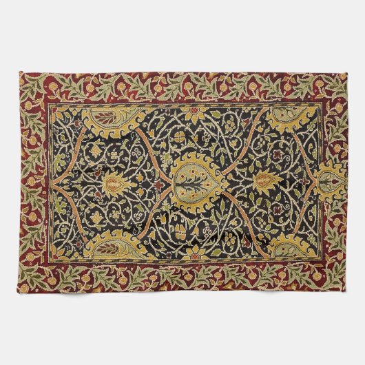 William Morris Classic Teppich Art Print Design Küchentuch (Horizontal)