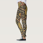 William Morris Classic Teppich Art Print Design Leggings (Links)