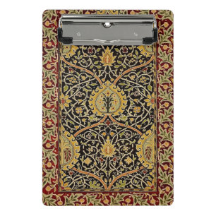 William Morris Classic Teppich Art Print Design Mini Klemmbrett