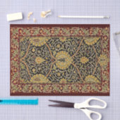 William Morris Classic Teppich Art Print Design Seidenpapier (Handwerk)