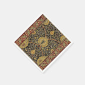 William Morris Classic Teppich Art Print Design Serviette (Ecke)