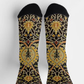 William Morris Classic Teppich Art Print Design Socken (Oben)