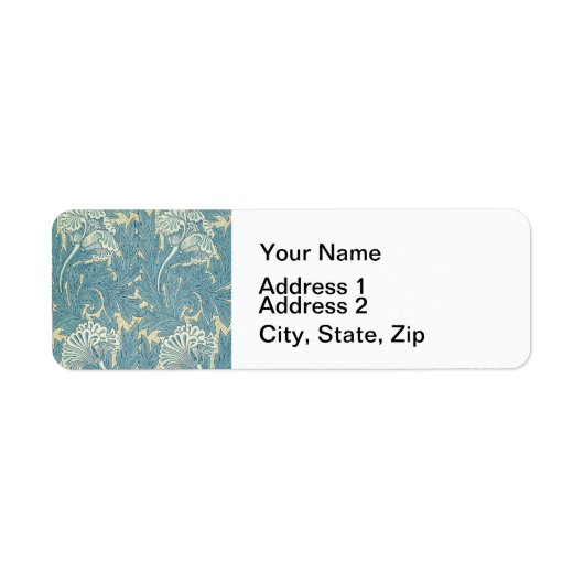 William Morris Classic Tulip Blue Floral (Vorne)
