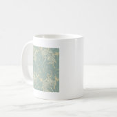 William Morris Classic Tulip Blue Floral Kaffeetasse (Vorderseite Links)