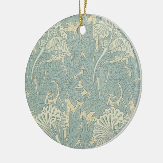 William Morris Classic Tulip Blue Floral Keramikornament (Links)