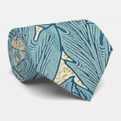 William Morris Classic Tulip Blue Floral Krawatte (Gerollt)