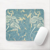 William Morris Classic Tulip Blue Floral Mousepad (Mit Mouse)