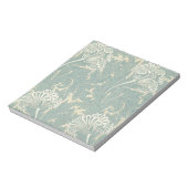 William Morris Classic Tulip Blue Floral Notizblock (Rotiert)