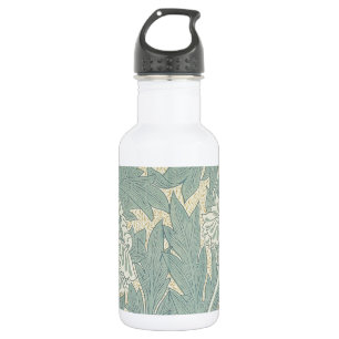 William Morris Classic Tulip Blue Floral Trinkflasche