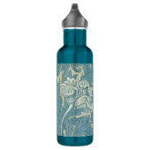 William Morris Classic Tulip Blue Floral Trinkflasche (Rechts)