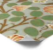 William Morris Clover Blume Art Pattern Poster (Ecke)
