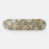 William Morris Clover Blume Art Pattern Skateboard (Horizontal)