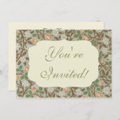 William Morris Clover Botanische Blume Einladung (Vorne/Hinten)