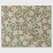 William Morris Clover Botanische Blume Geschenkpapier (Flach)