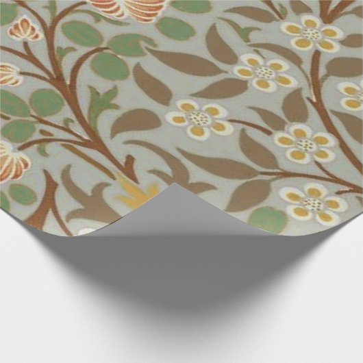 William Morris Clover Botanische Blume Geschenkpapier (Ecke)