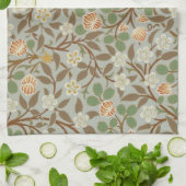 William Morris Clover Botanische Blume Küchentuch (Gefaltet)