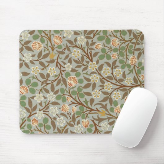 William Morris Clover Botanische Blume Mousepad (Mit Mouse)
