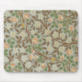 William Morris Clover Botanische Blume Mousepad (Vorne)