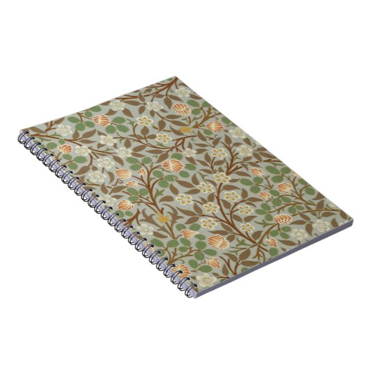 William Morris Clover Botanische Blume Notizblock (Rechte Seite)