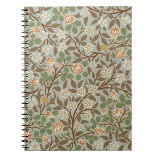 William Morris Clover Botanische Blume Notizblock (Vorderseite)