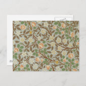 William Morris Clover Botanische Blume Postkarte (Vorne/Hinten)