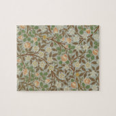 William Morris Clover Botanische Blume Puzzle (Horizontal)