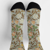 William Morris Clover Botanische Blume Socken (Oben)